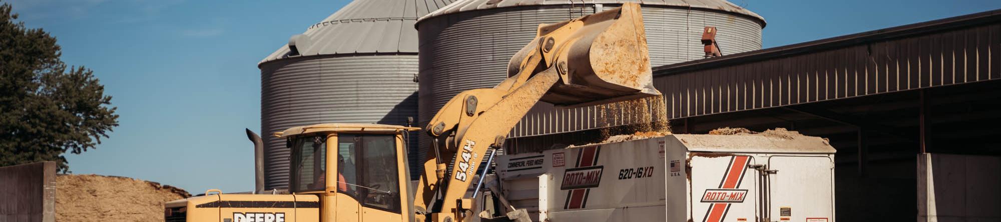 Loading grain